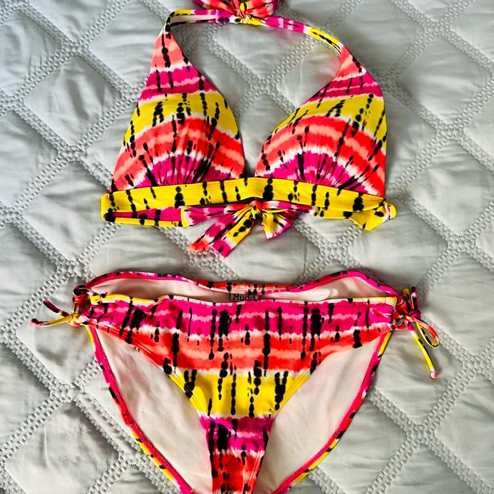 Mudd Push Up Tie Dye Bikini